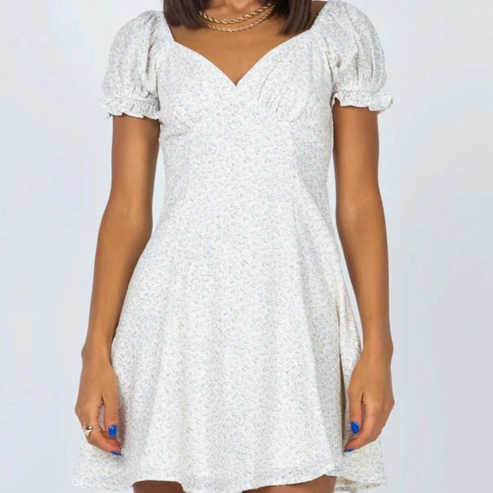 Princess Polly Bailey White Mini Dress